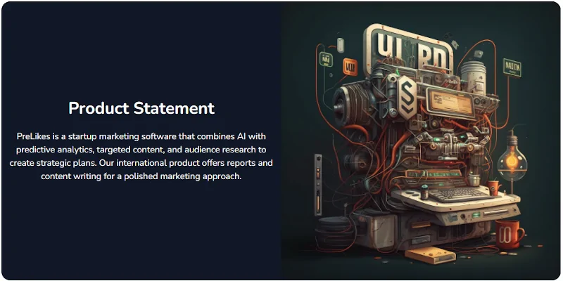 report screen ai marketing plan